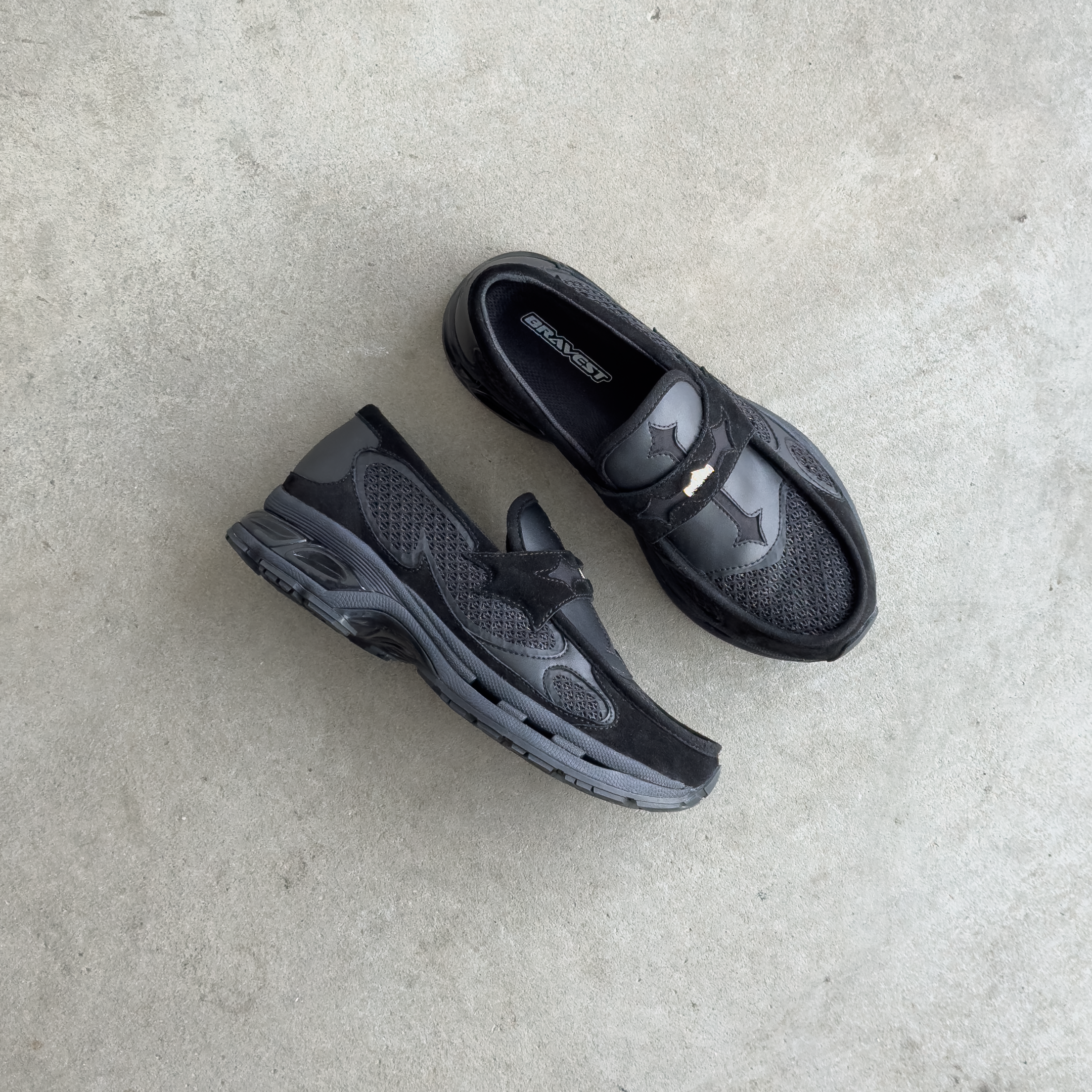 Black Runner Loafer – Bravest Studios