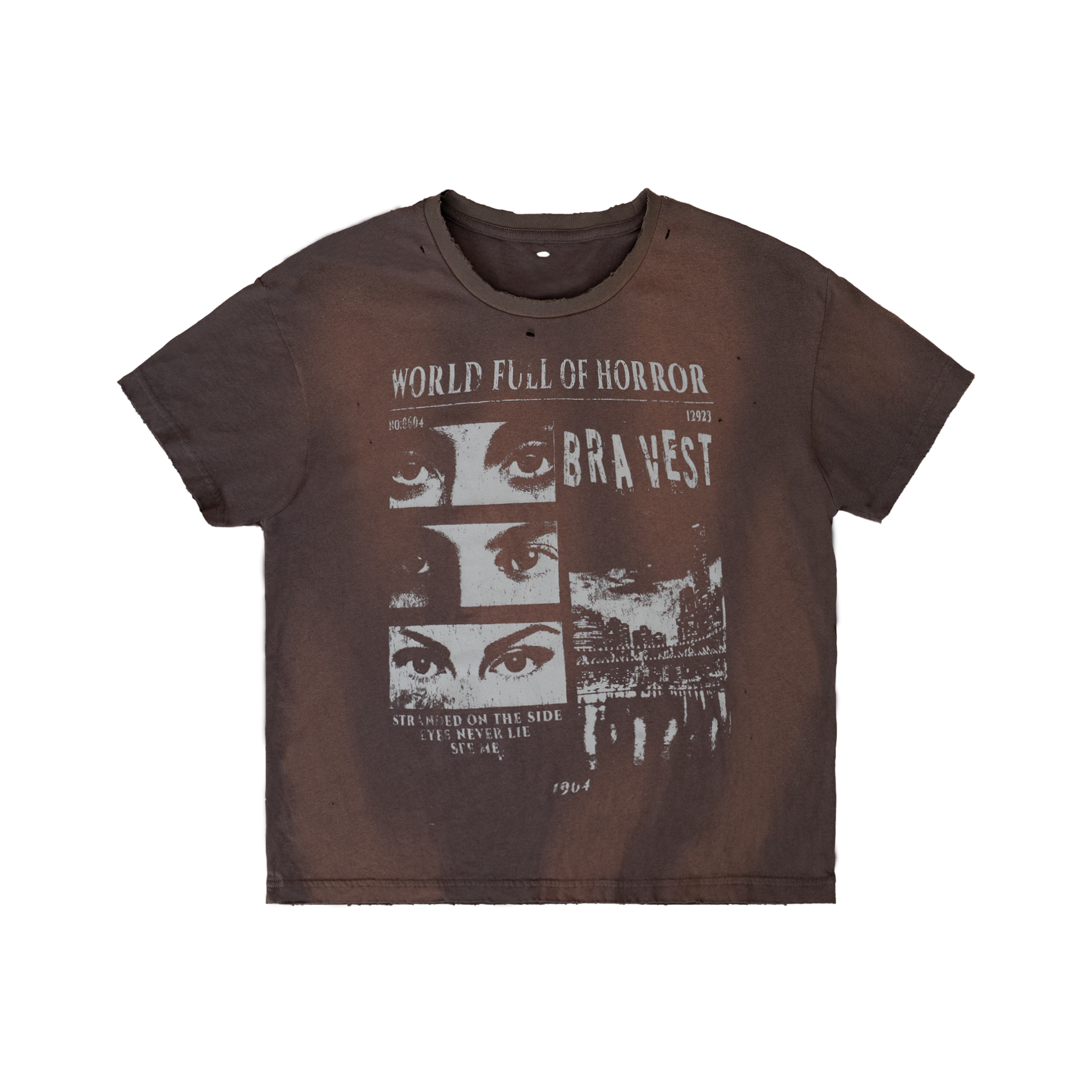 80s 呪われた墓 vintage movie T-shirt Black Horrors Vintage Tee – Bravest Studios