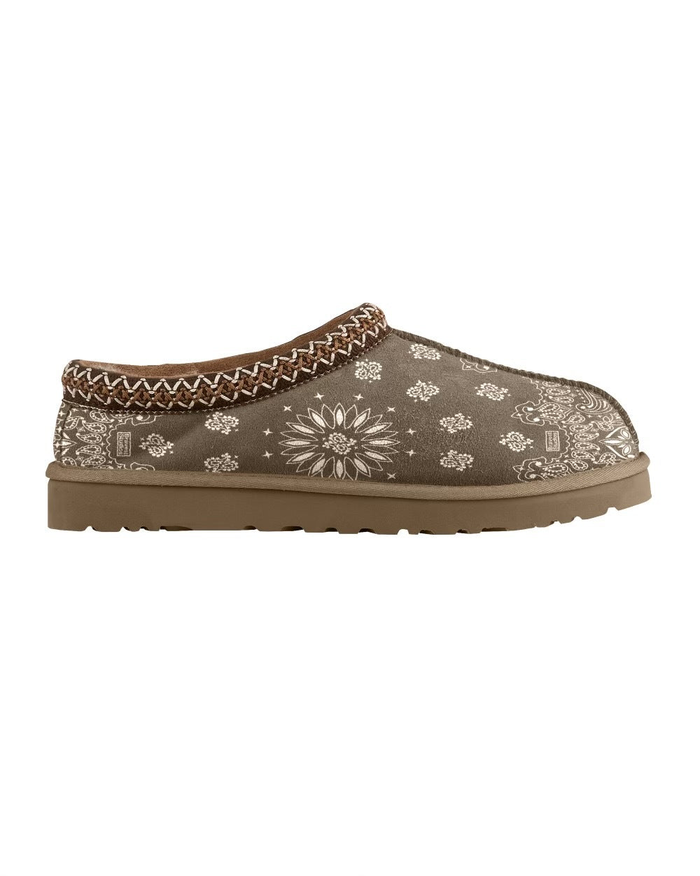 Cappuccino Paisley Slippers