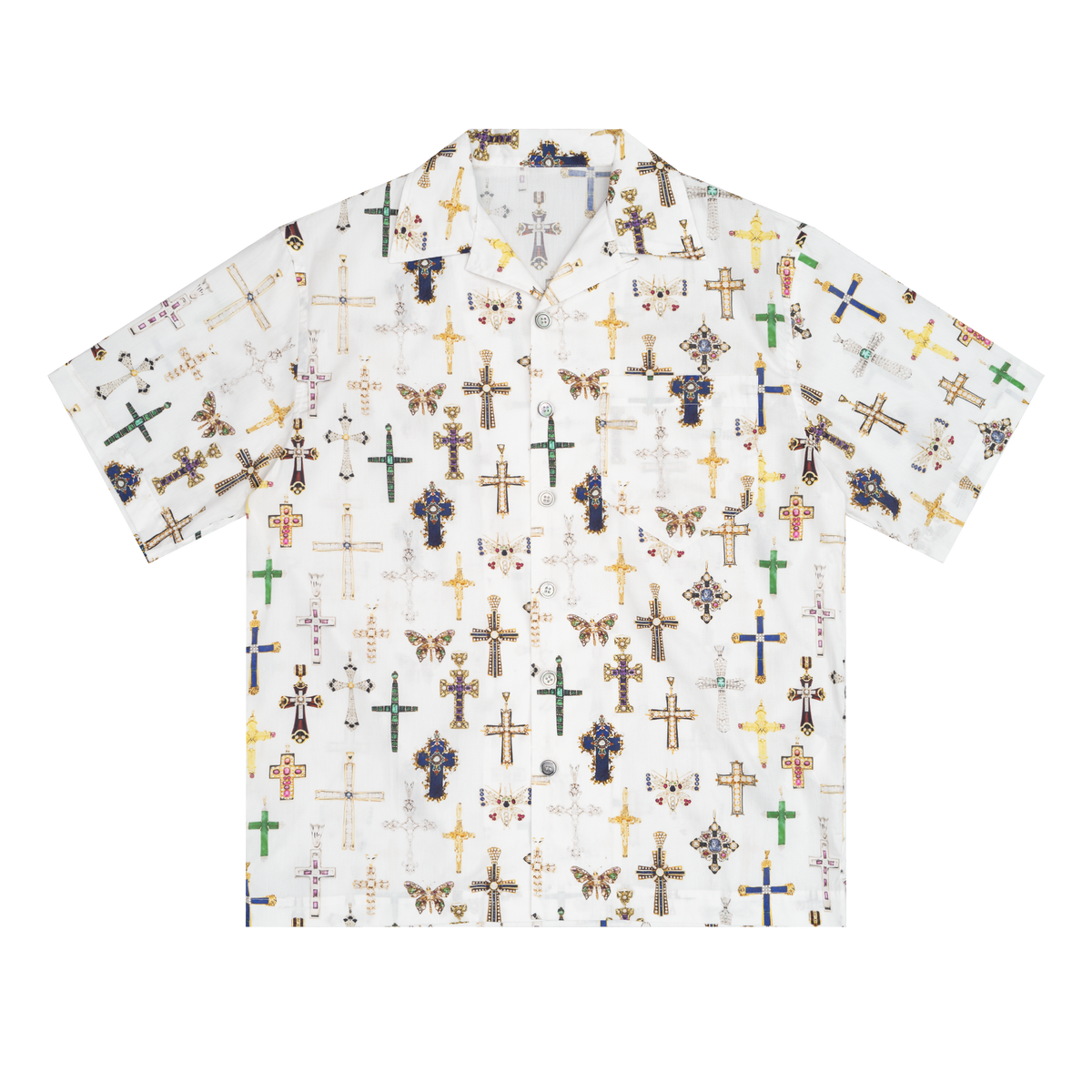 White Crosses Camp Shirt