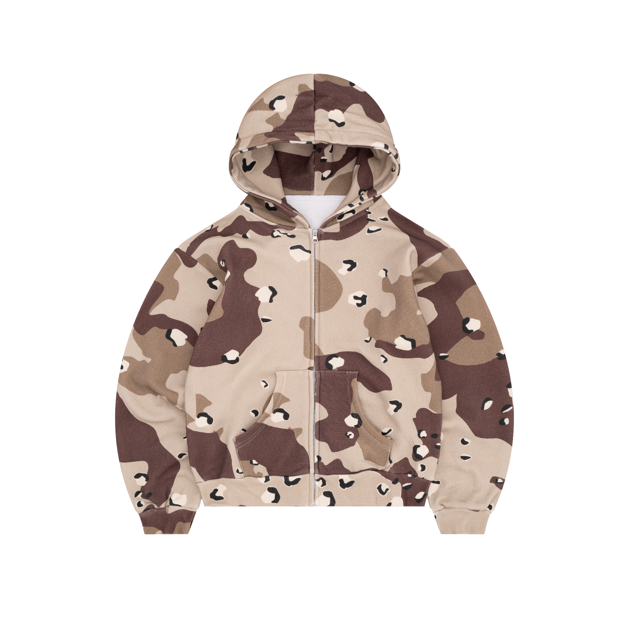 Chip Camo Zip Hoodie