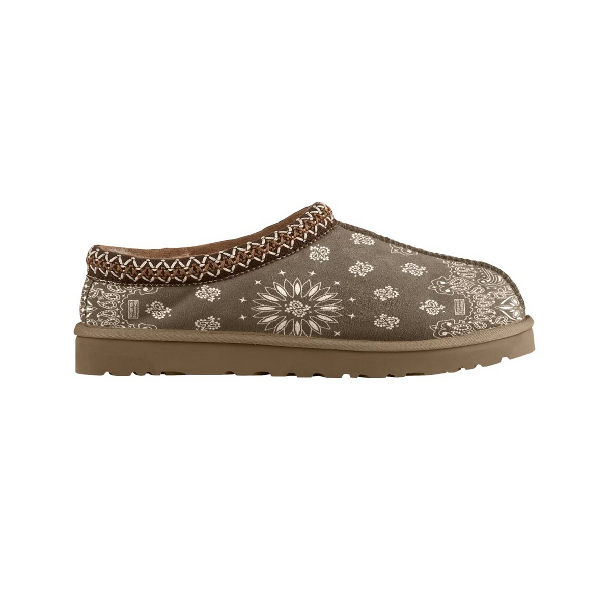 Cappuccino Paisley Slippers