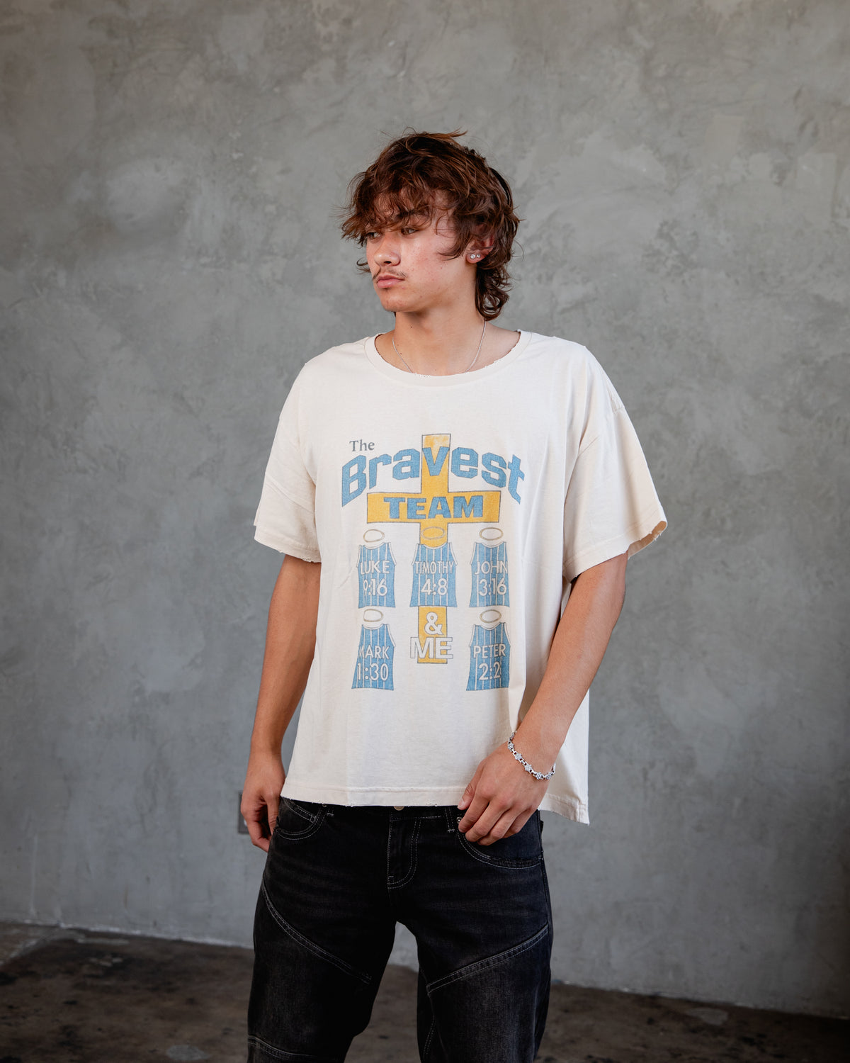 Cream Gospel Team Tee