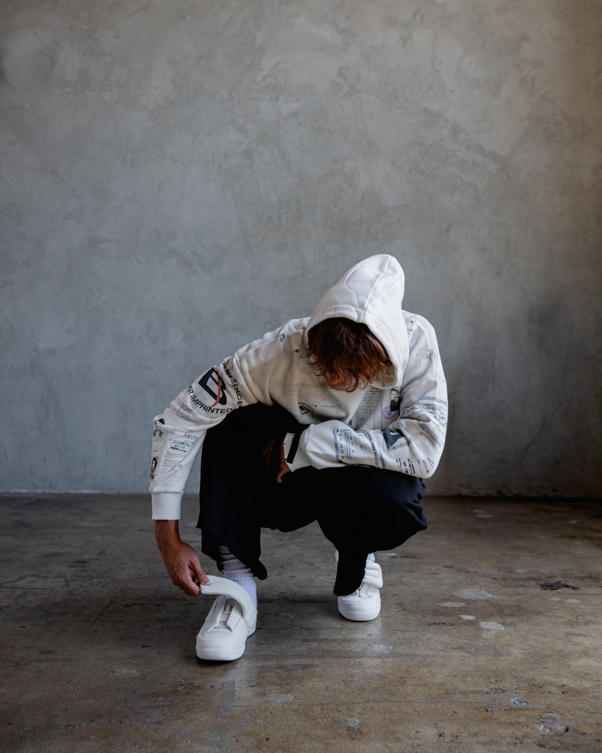 Grey Passport Hoodie