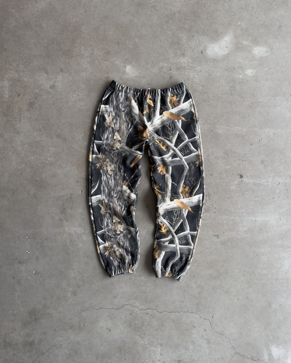 Tree Camo Sweatpants Black