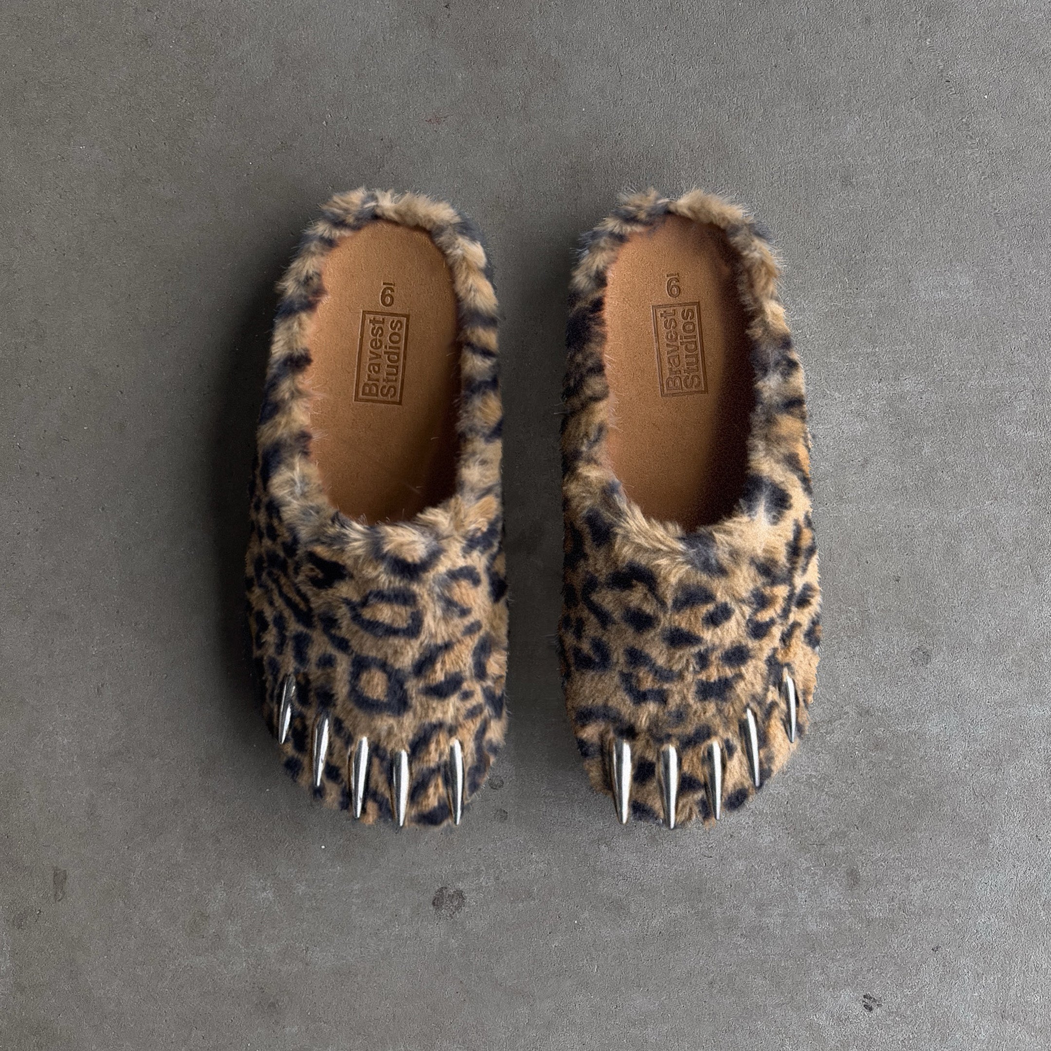 Leopard Claw Mules