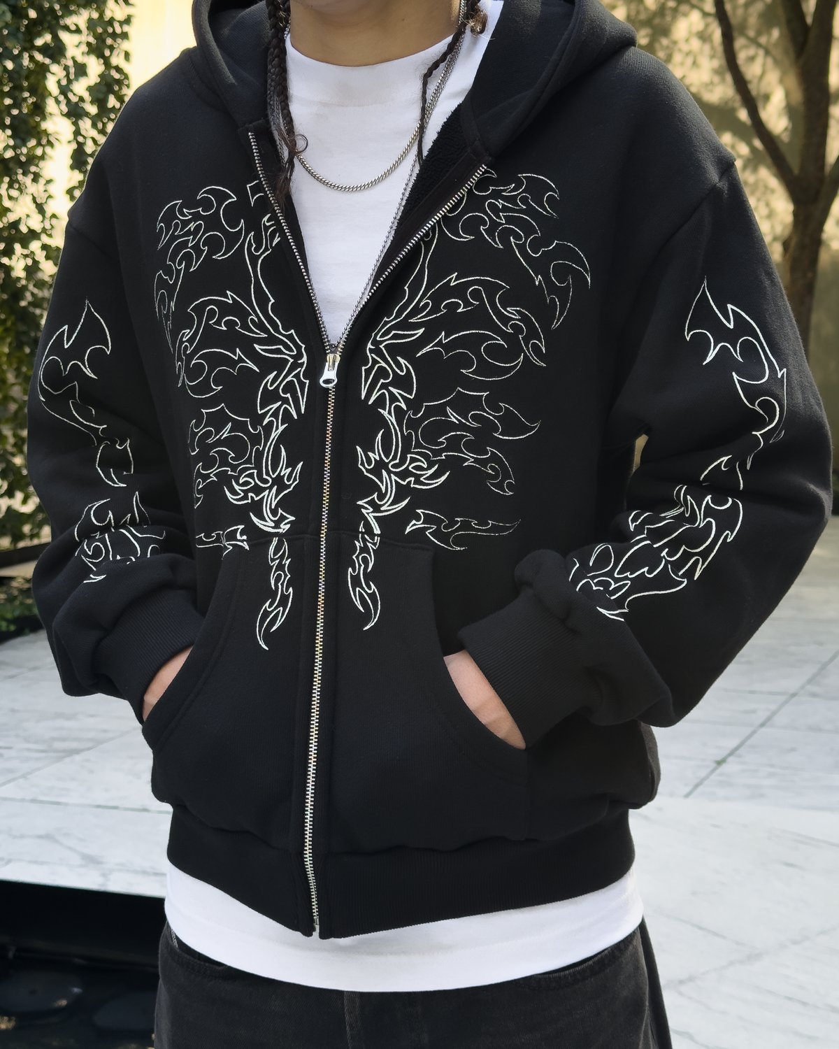 Cyber Zip Hoodie