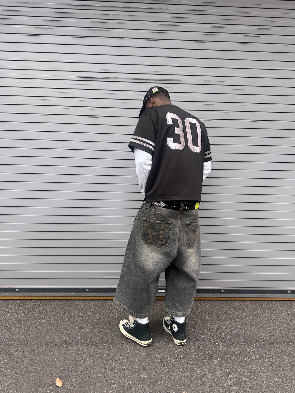 Black NY Baseball Jersey