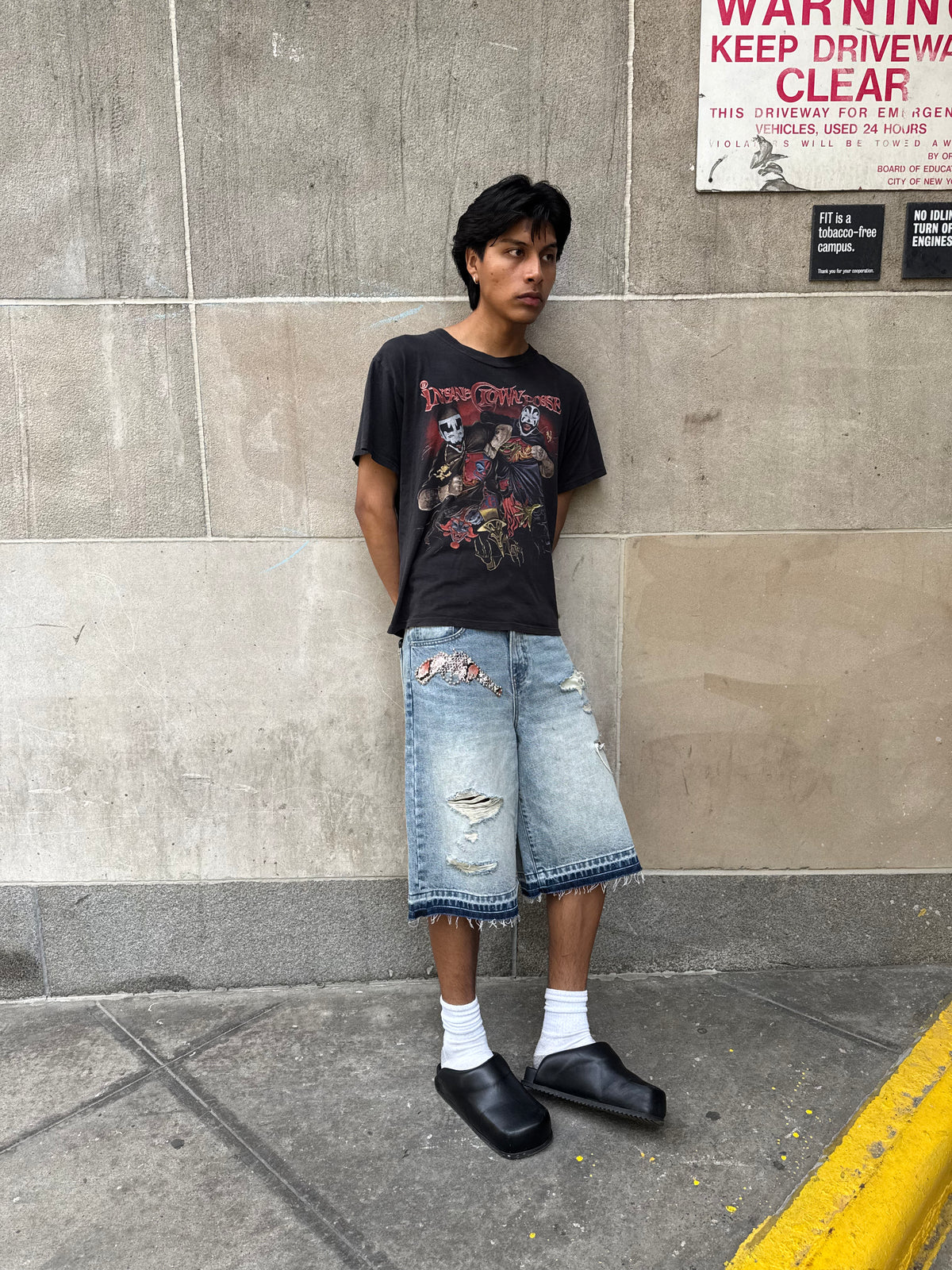 Vintage Blue Pistol Jorts