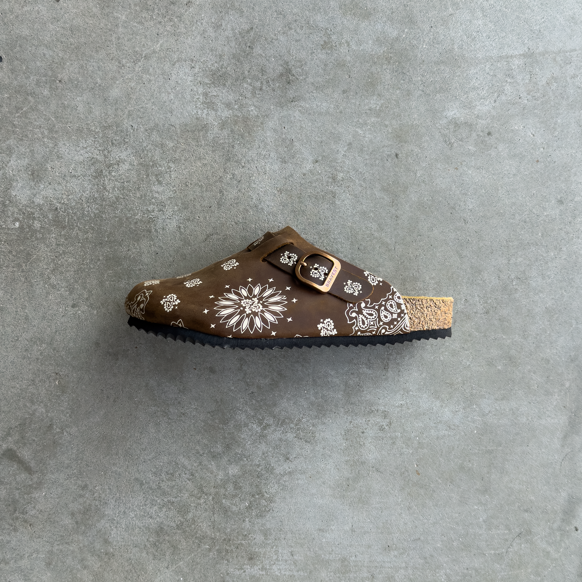 Mocha Paisley Clogs V2