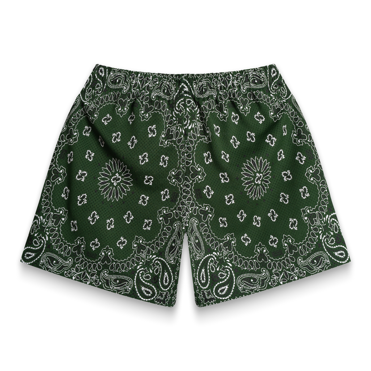 Screenprinted Paisley Two-Tone Green Shorts – Bravest Studios