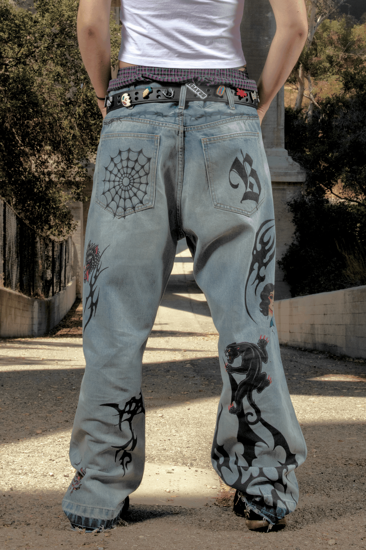 Blue Tattoo Denim