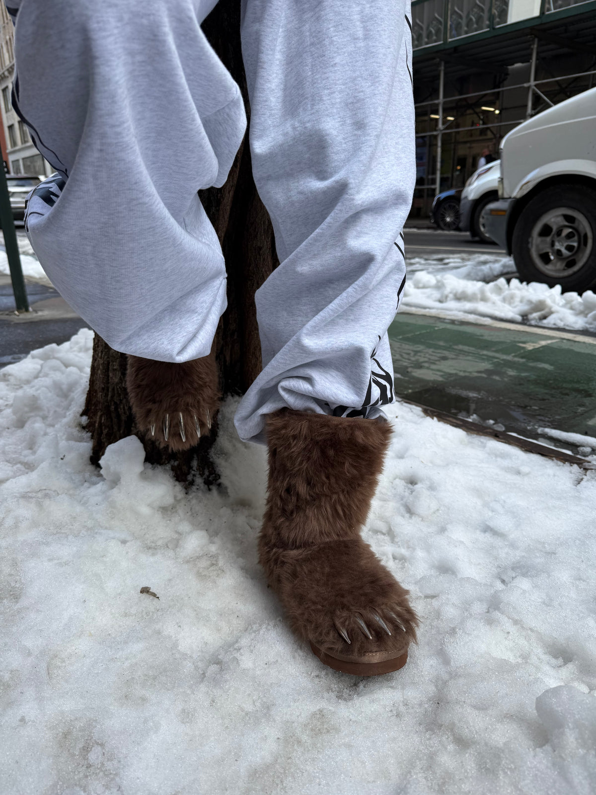 Brown Bear Claw Boots