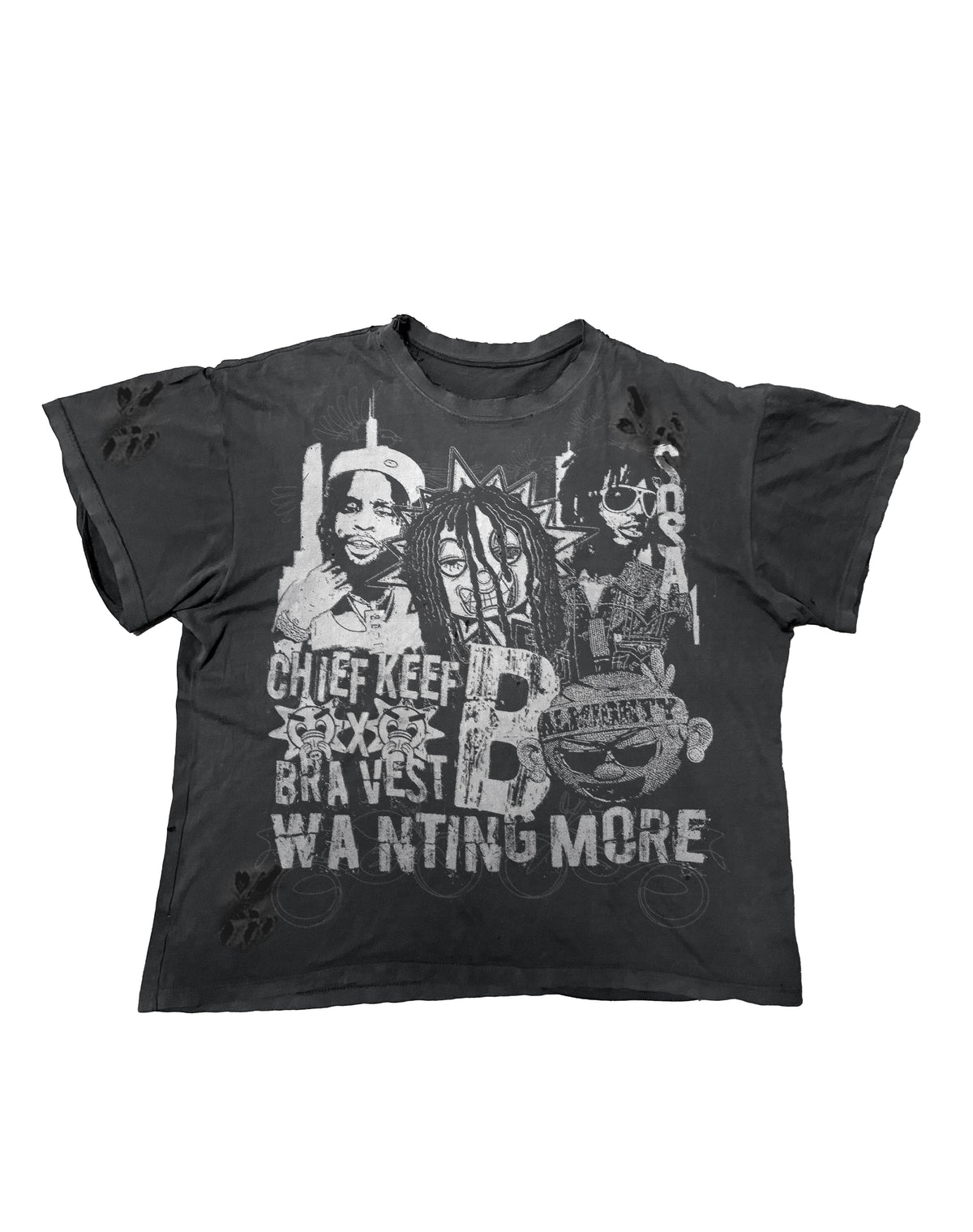 Glo Vintage Tee Black