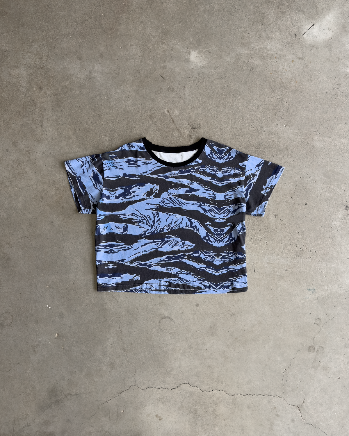 Blue Tiger Camo Vintage Tee