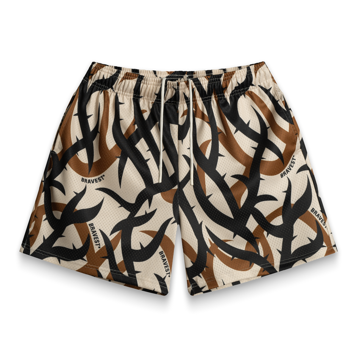 Brown Thorn Shorts