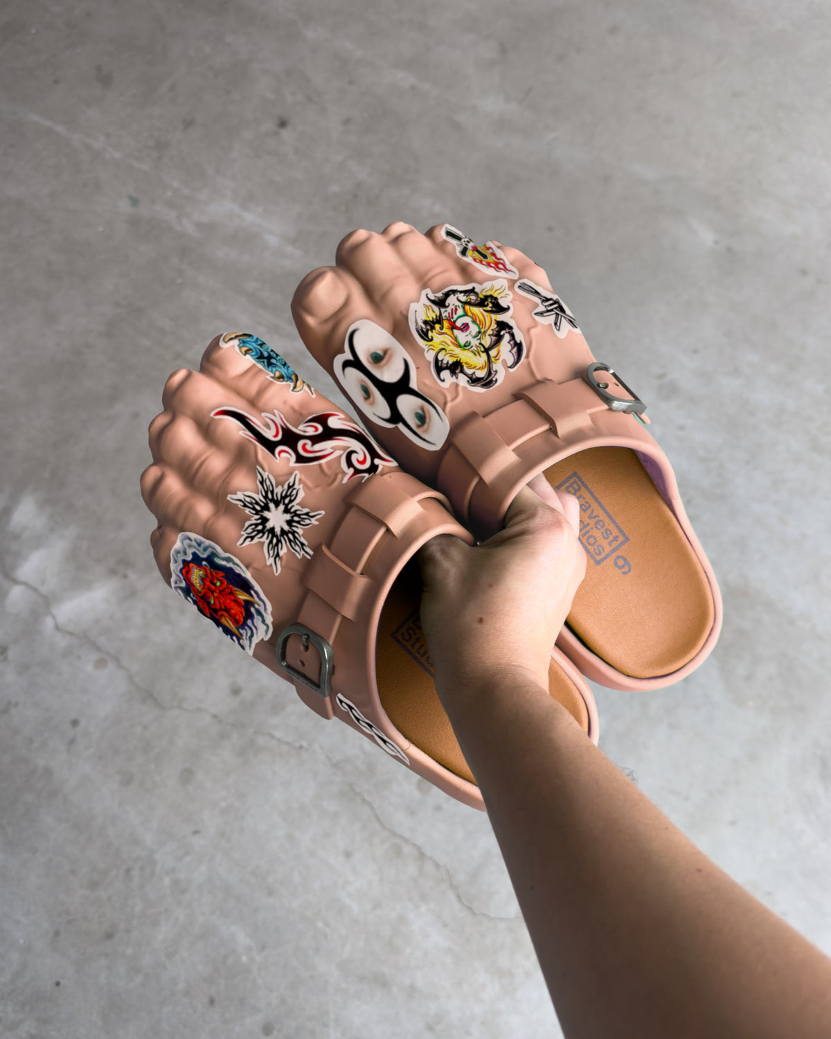 Tattoo Foot Clogs