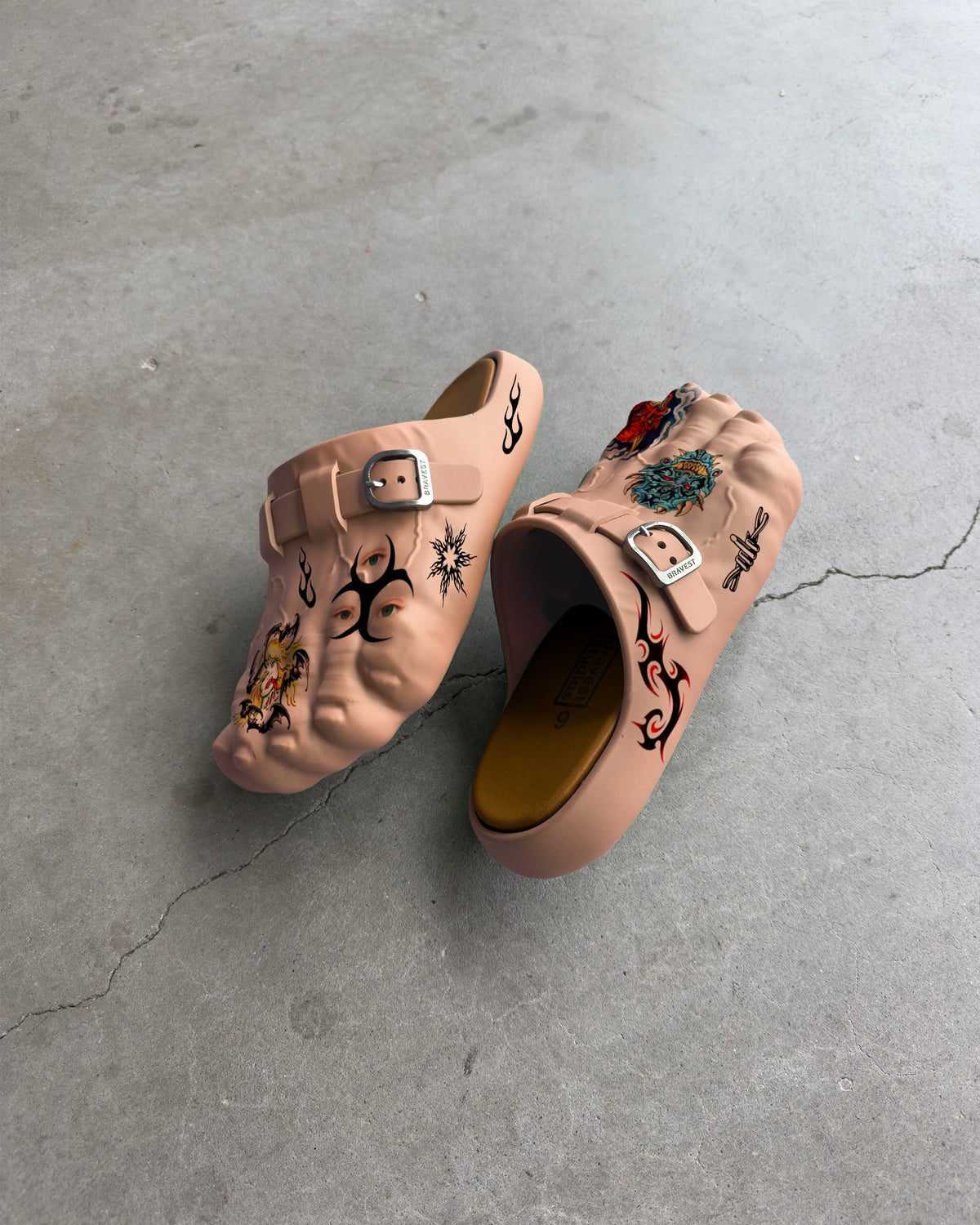 Tattoo Foot Clogs