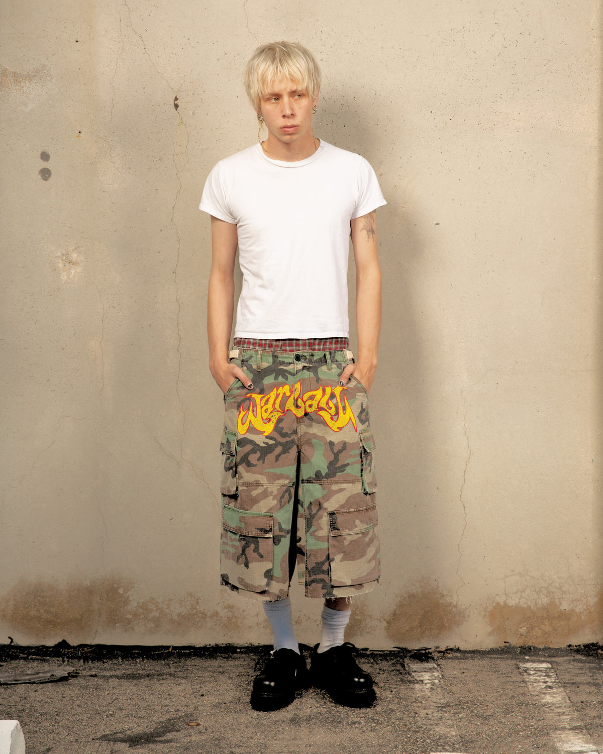 War Baby Camo Cargo Shorts
