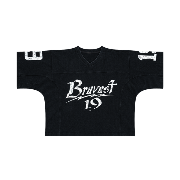 Lightning Football Tee – Bravest Studios