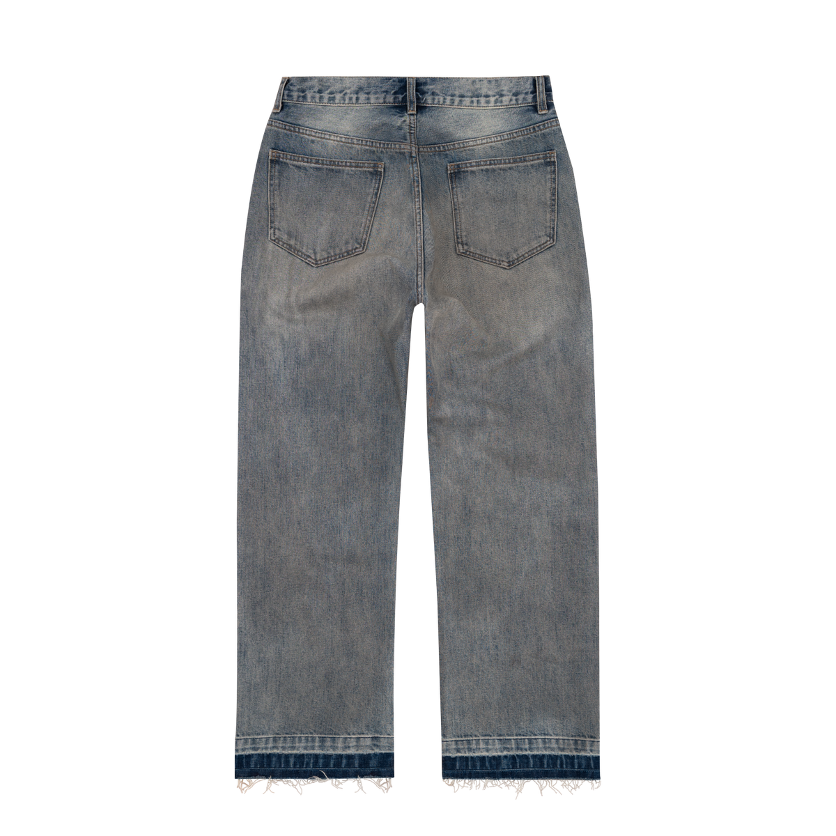 Blue Dirty Wash Denim