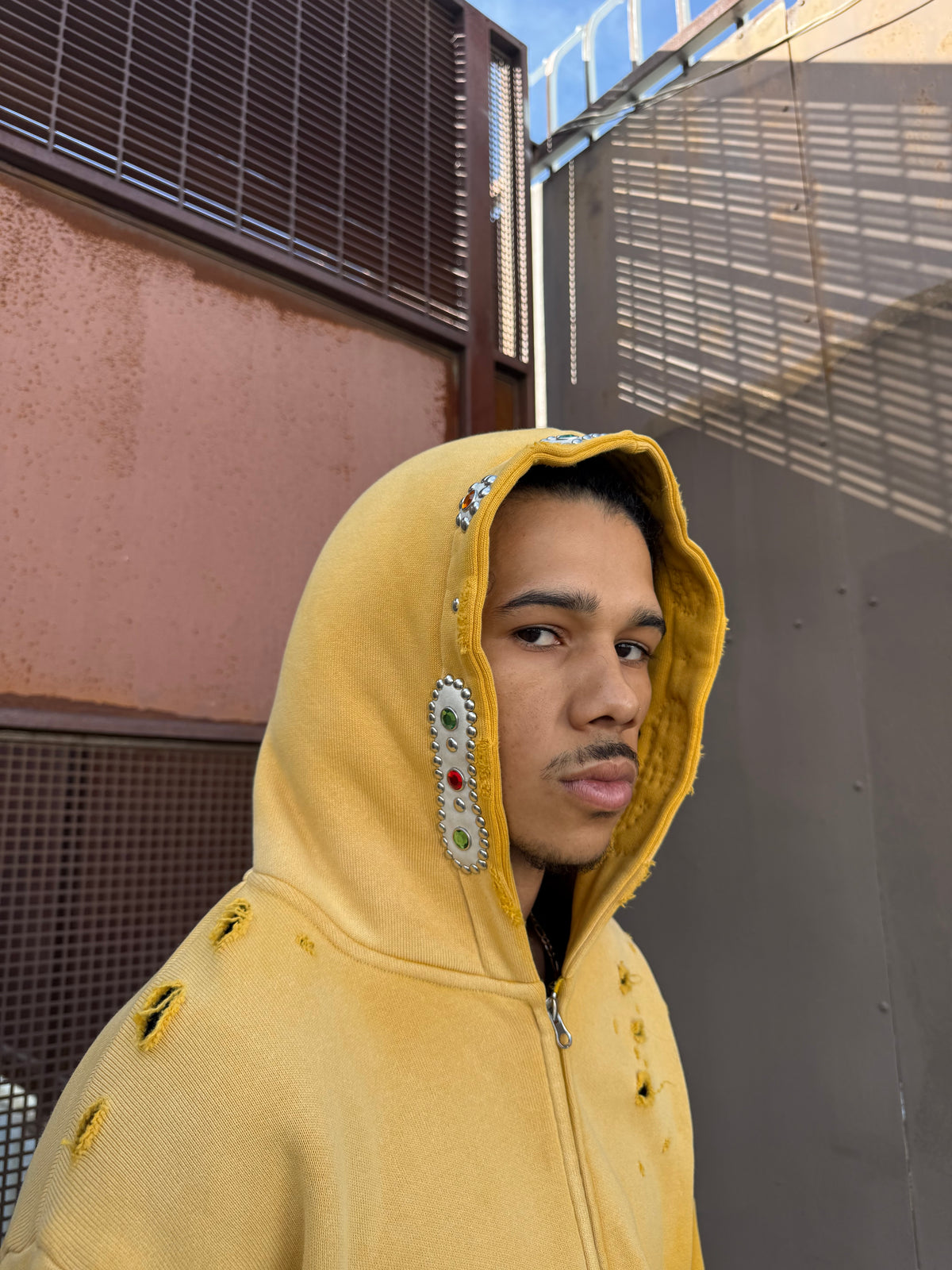 Yellow Sapphire Zip Hoodie