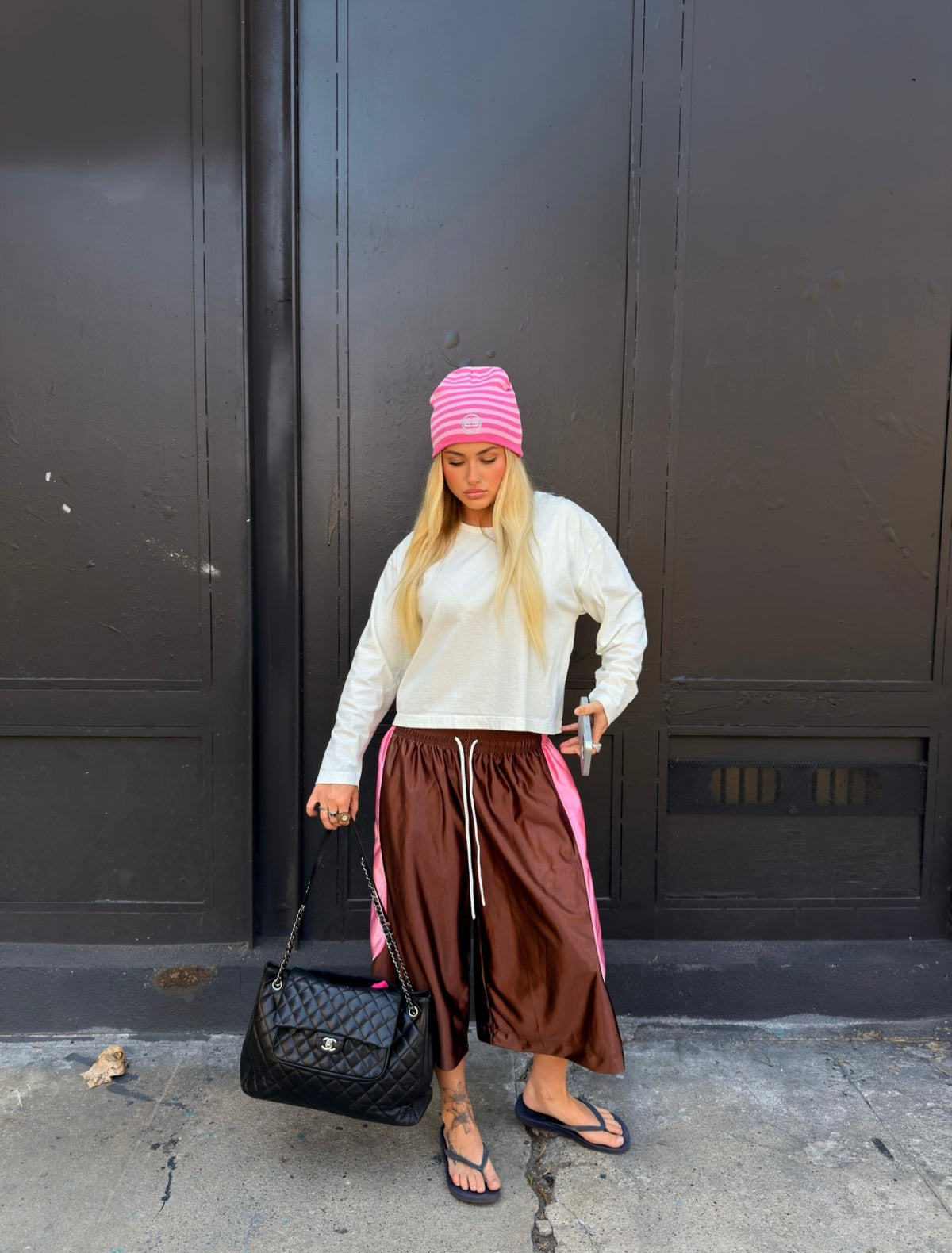 Brown Baggy Basketball Shorts