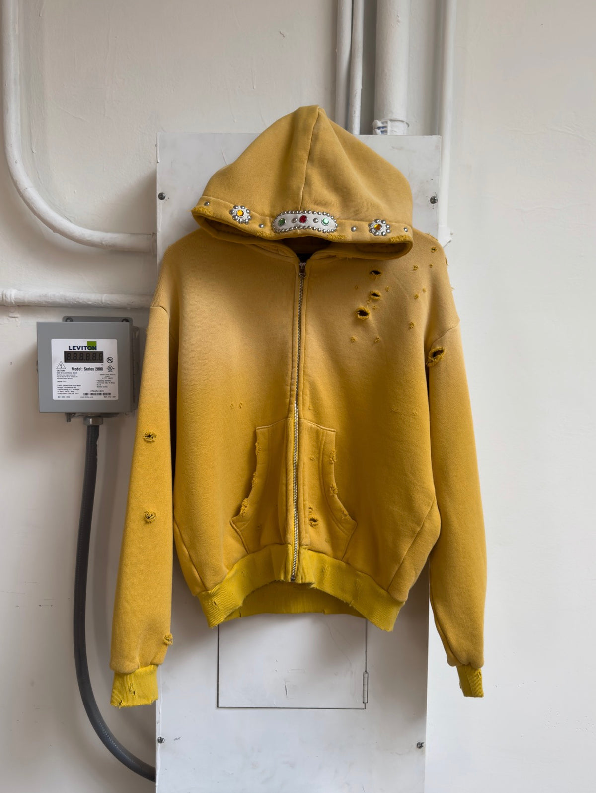 Yellow Sapphire Zip Hoodie