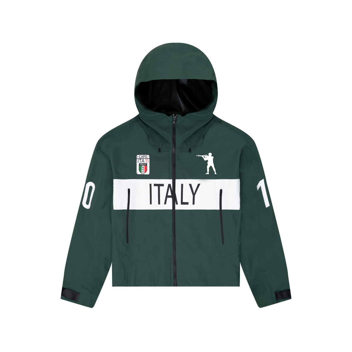 Green Italy Windbreaker