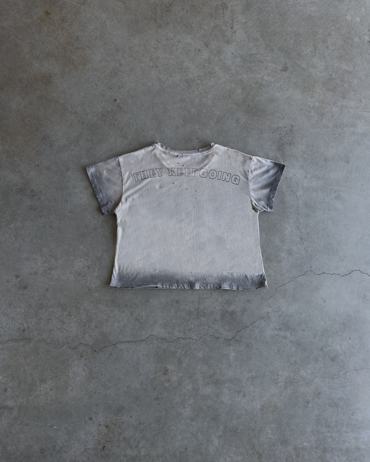 Horses Vintage Tee Grey