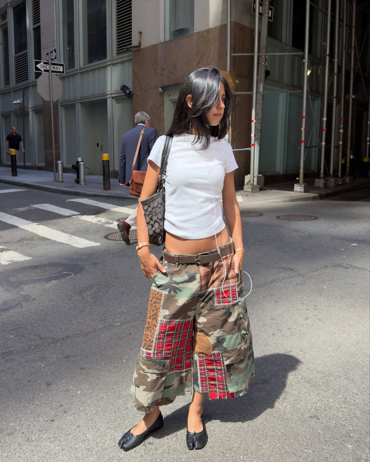 Patchwork Camo Cargo Shorts