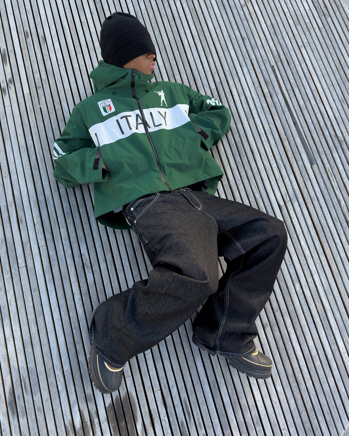 Green Italy Windbreaker