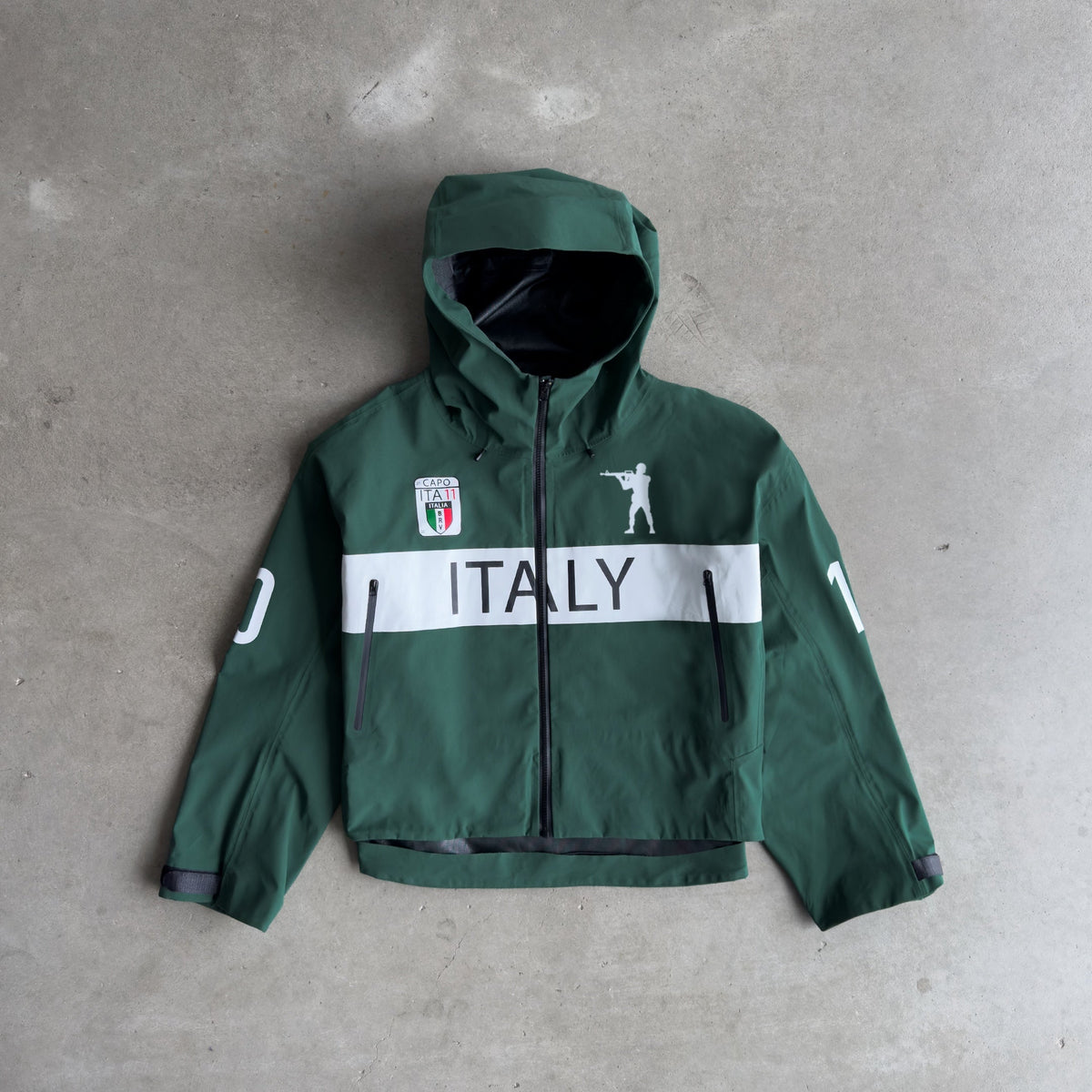 Green Italy Windbreaker