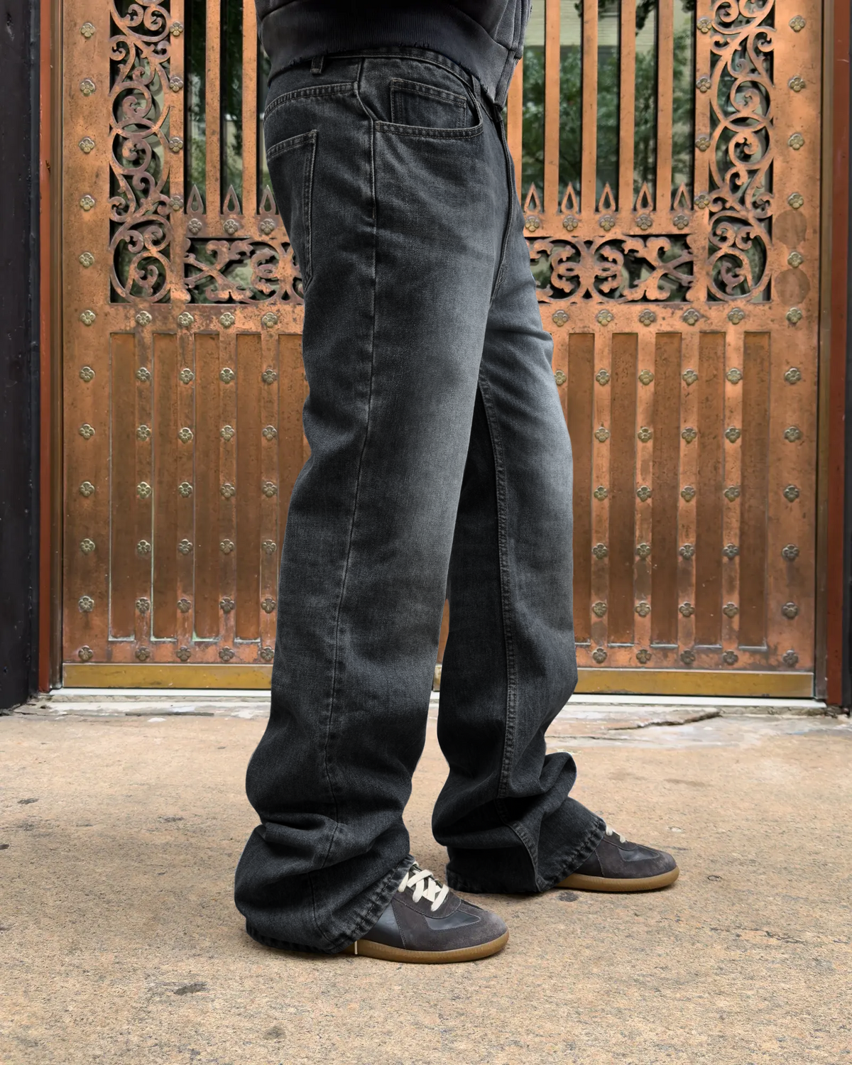 Black Flare Denim