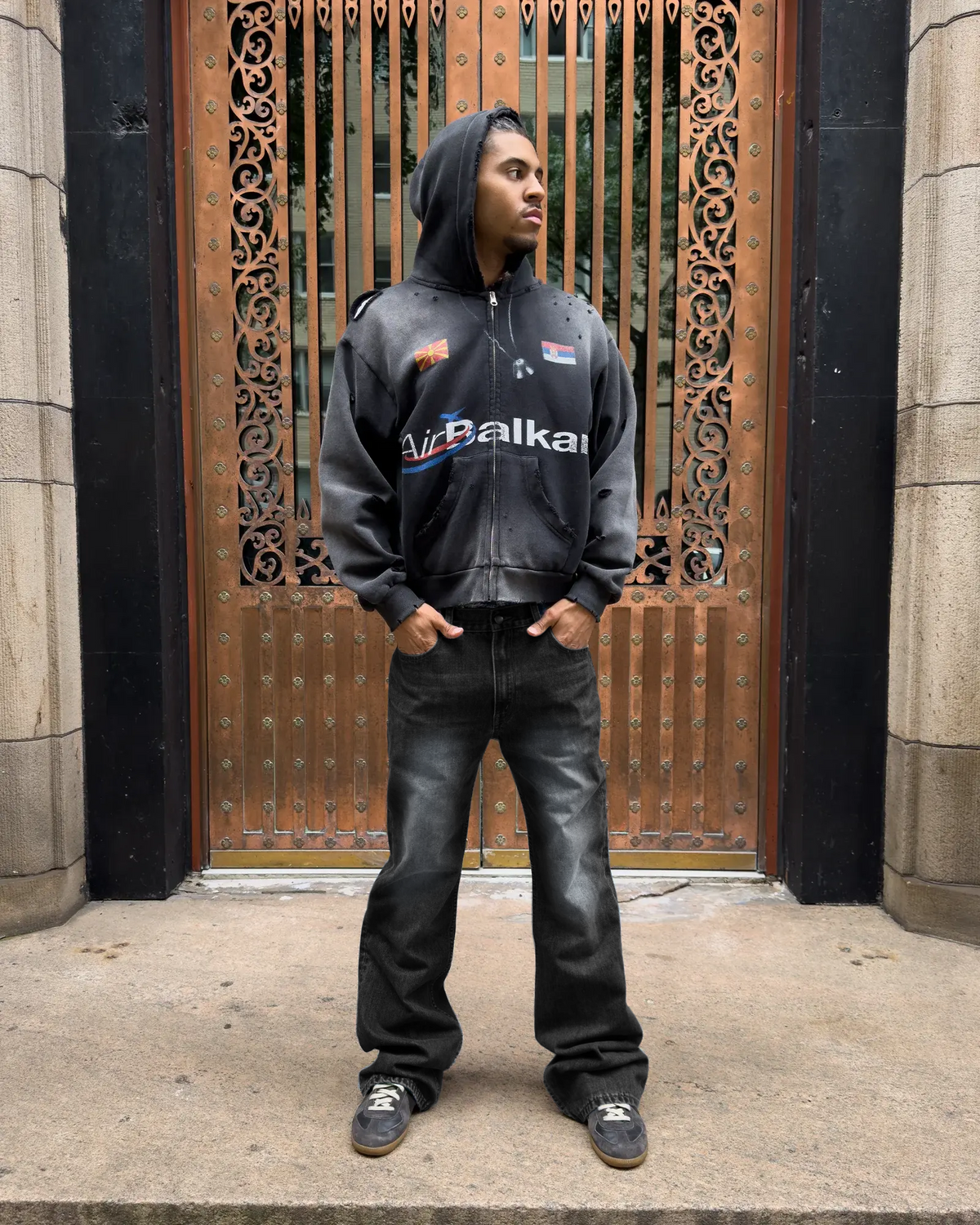 Black Flare Denim
