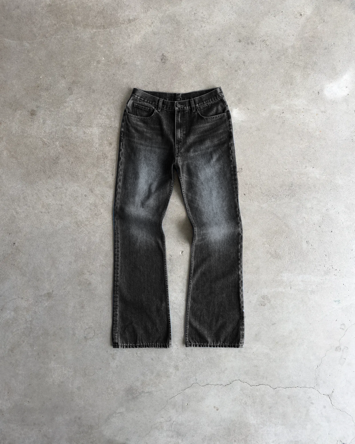 Black Flare Denim