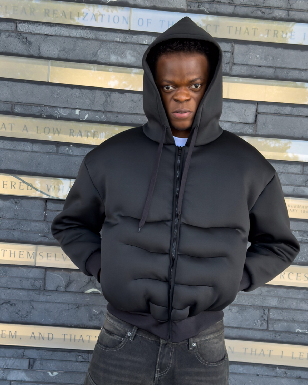 Muscle Zip Up Hoodie