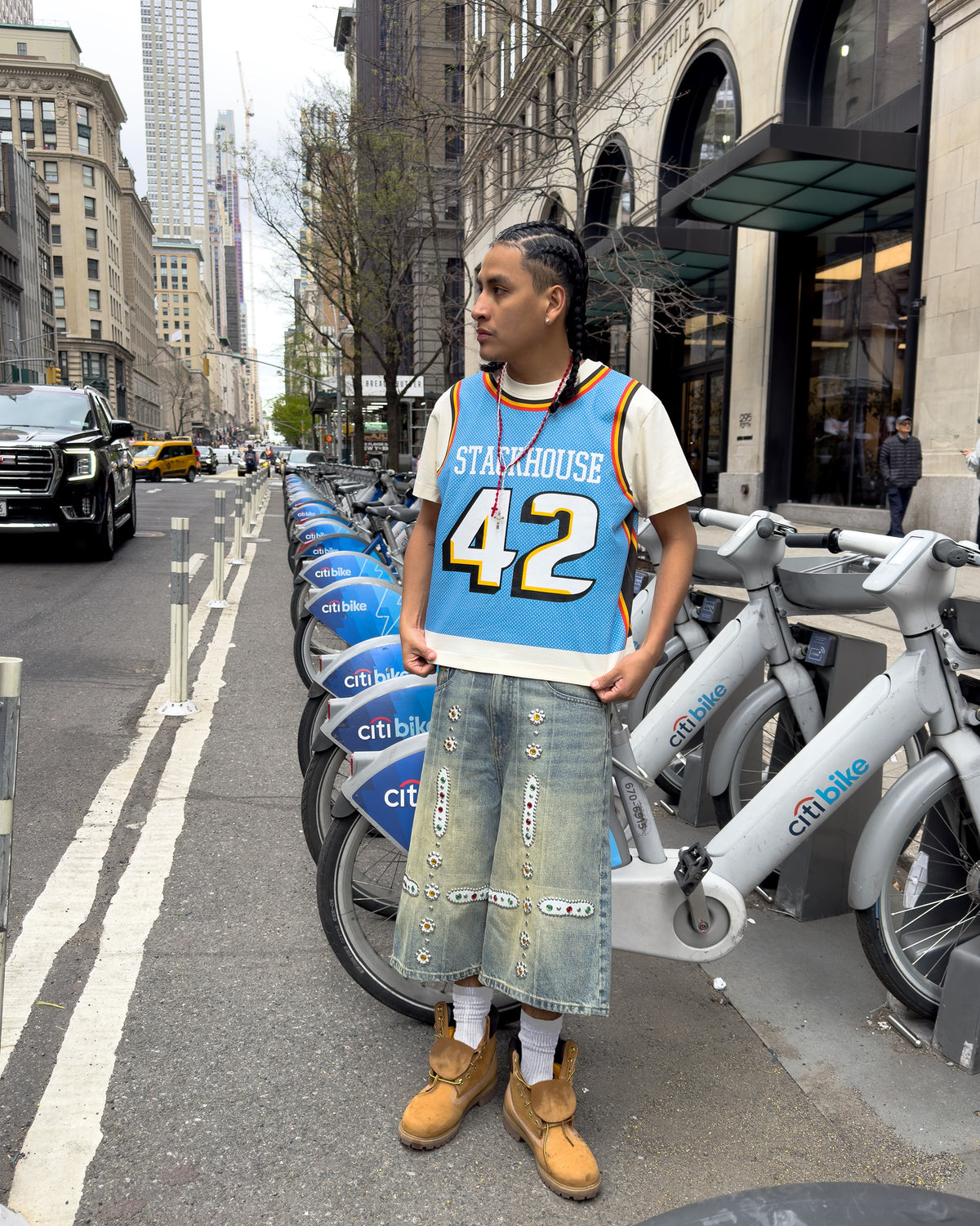 Blue Sapphire Jorts