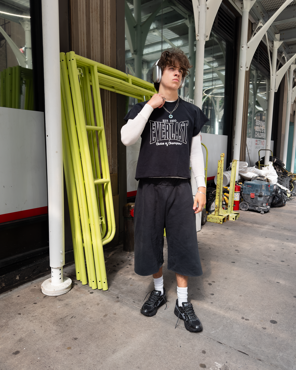 Baggy Sweatshorts Black