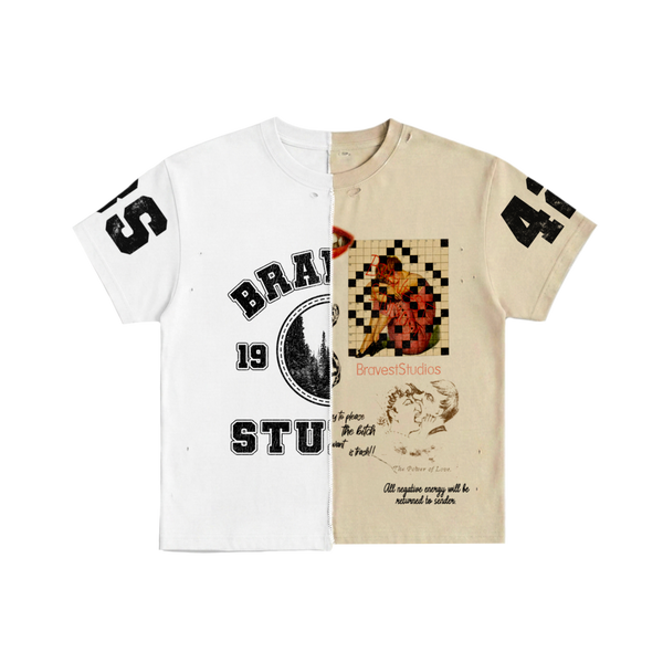 Half Tan Puzzle Tee – Bravest Studios Half Tan Puzzle Tee – Bravest Studios