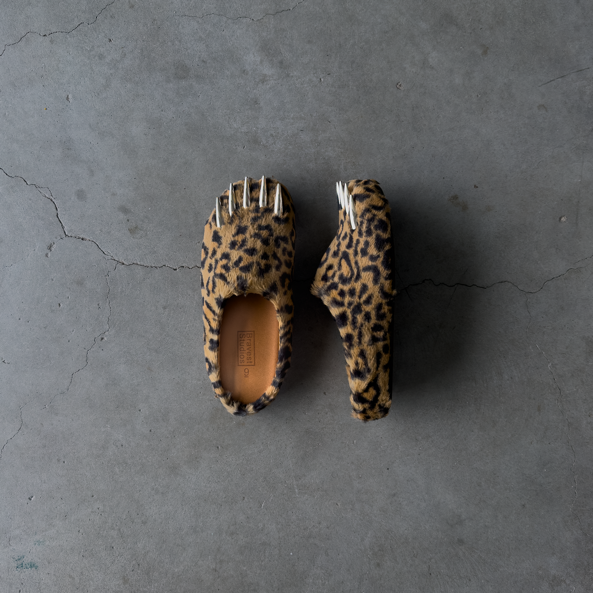 Leopard Claw Mules
