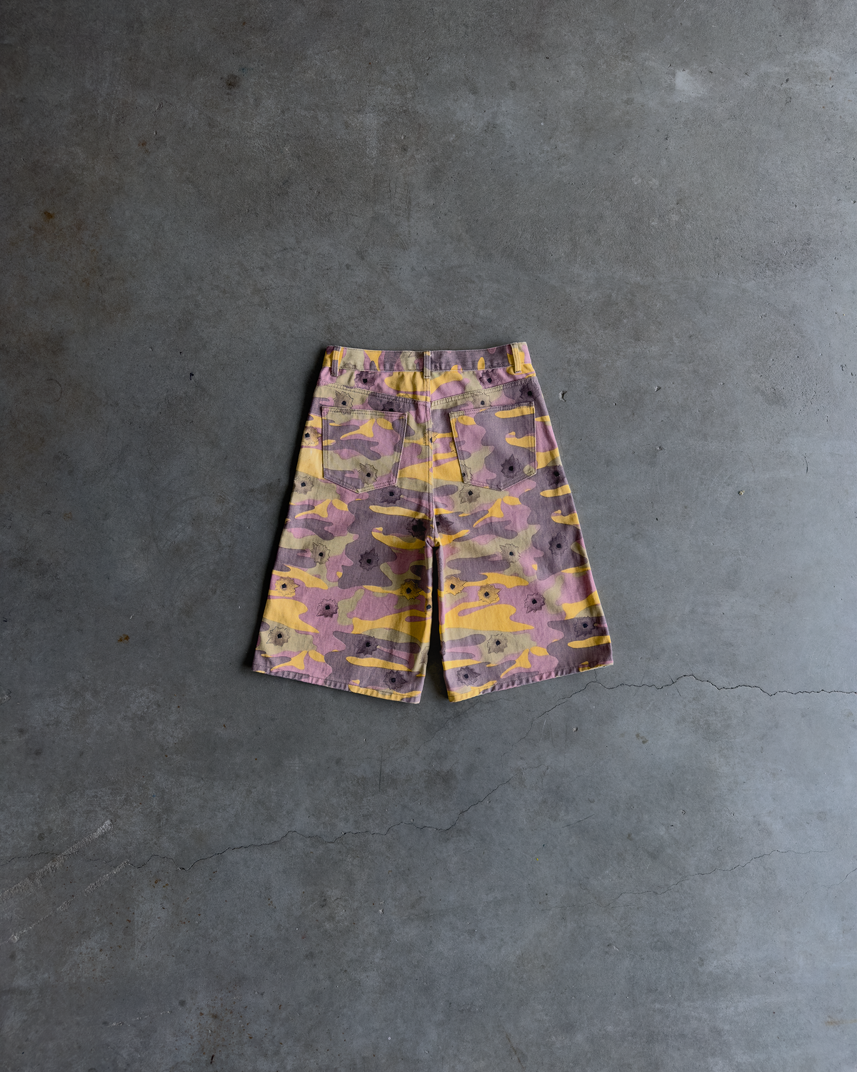 Paris Camo Jorts