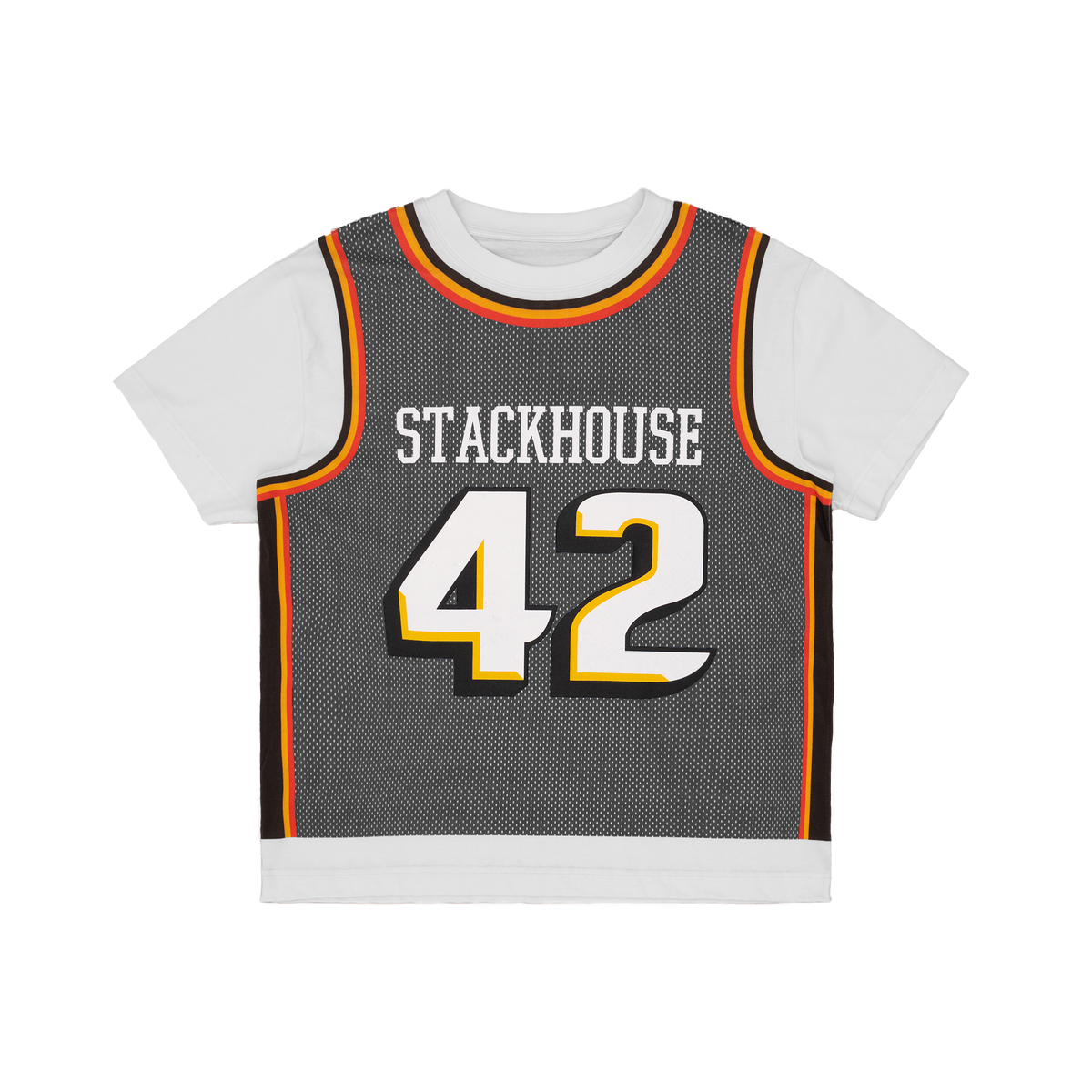 Black Stacks Jersey Tee