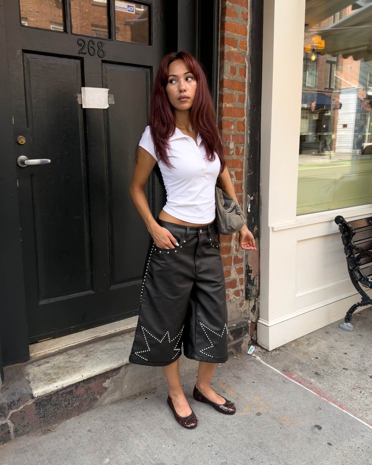 Vegan Leather Urchin Shorts