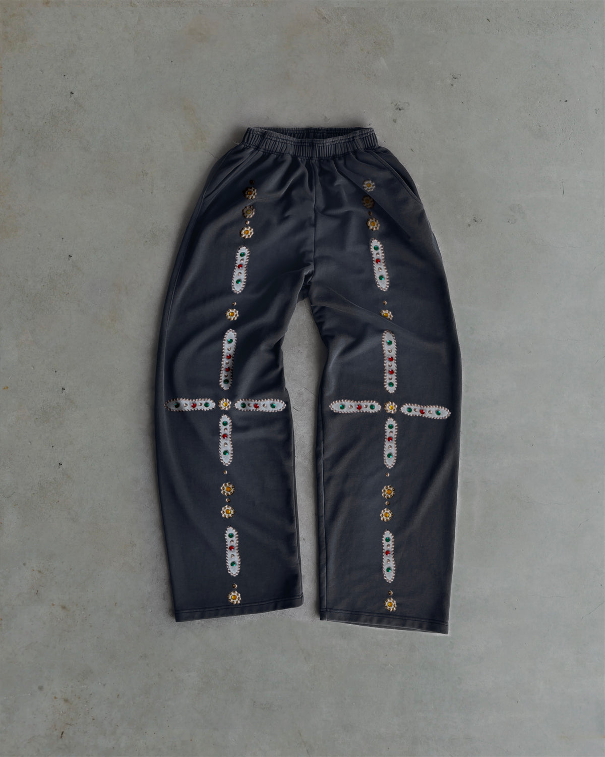 Sapphire Baggy Sweatpants Black