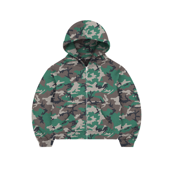 Woodland Camo Zip Hoodie – Bravest Studios Woodland Camo Zip Hoodie – Bravest Studios