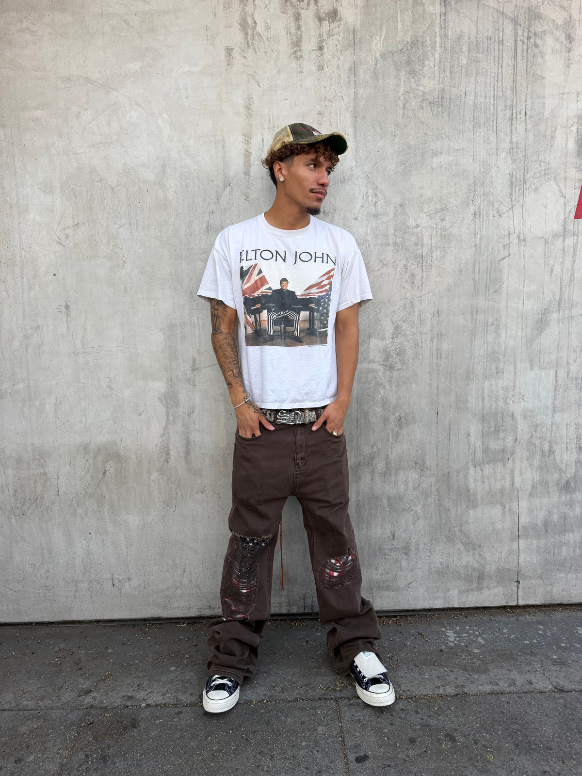 Brown Liberty Flare Denim
