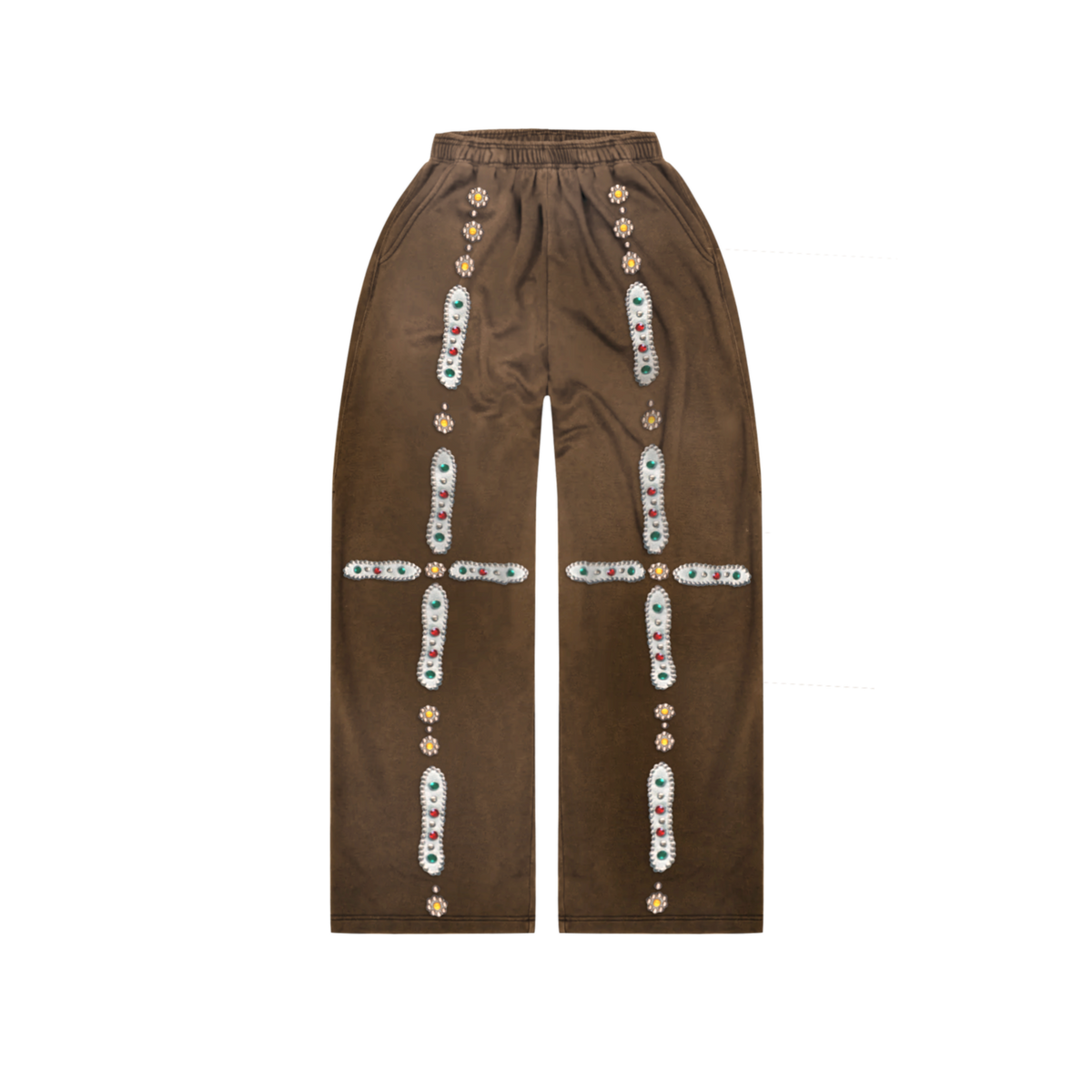 Brown Sapphire Baggy Sweatpants