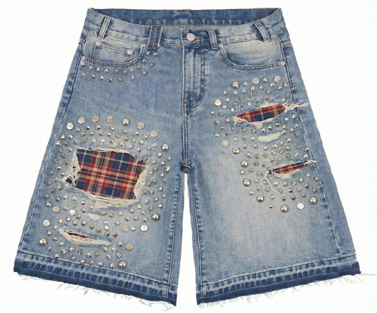 Studded Jorts