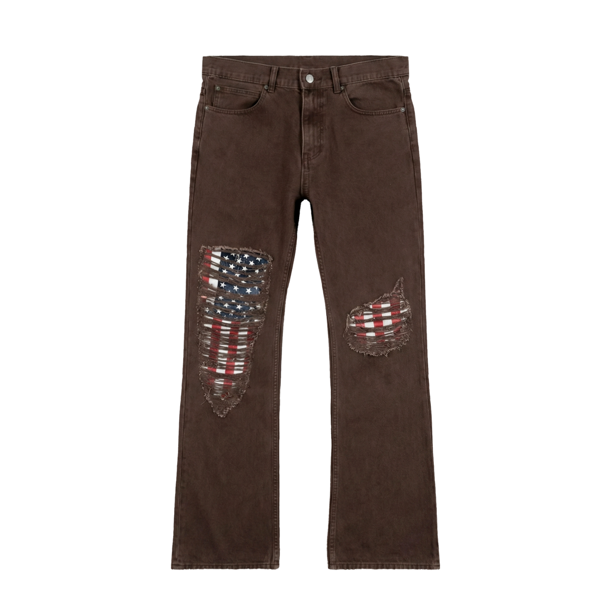 Brown Liberty Flare Denim